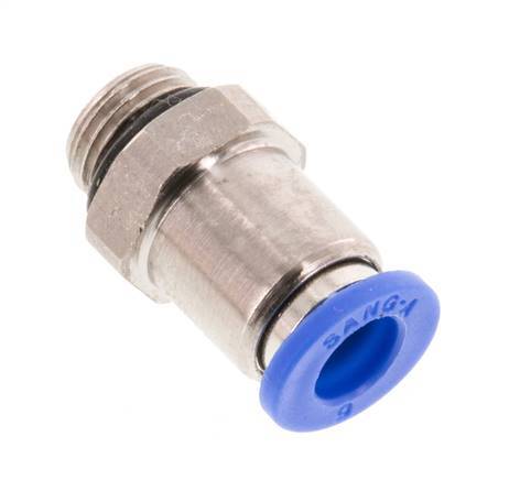 6mm x G1/8'' Steckverschraubung mit Außengewinde Messing/PA 66 NBR [5 Stück]