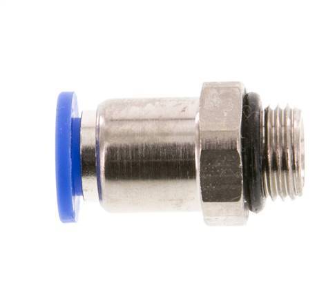 6mm x G1/8'' Steckverschraubung mit Außengewinde Messing/PA 66 NBR [5 Stück]