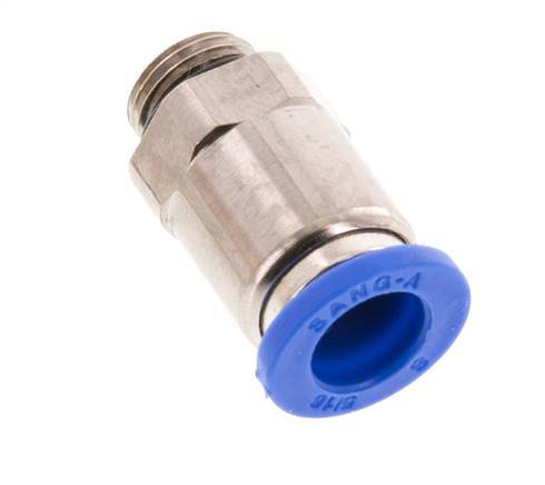 8mm x G1/8'' Steckverschraubung mit Außengewinde Messing/PA 66 NBR [5 Stück]
