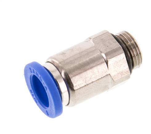 8mm x G1/8'' Steckverschraubung mit Außengewinde Messing/PA 66 NBR [5 Stück]