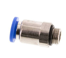 8mm x G1/8'' Steckverschraubung mit Außengewinde Messing/PA 66 NBR [5 Stück]
