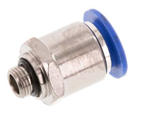 12mm x G1/8'' Steckverschraubung mit Außengewinde Messing/PA 66 NBR [2 Stück]