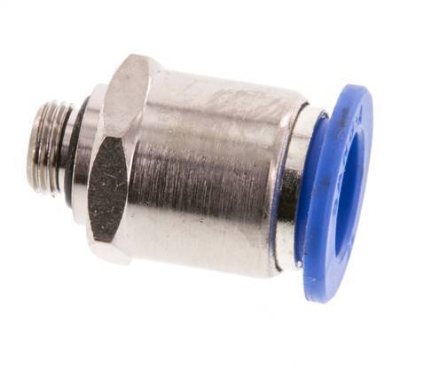 12mm x G1/8'' Steckverschraubung mit Außengewinde Messing/PA 66 NBR [2 Stück]