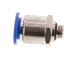 12mm x G1/8'' Steckverschraubung mit Außengewinde Messing/PA 66 NBR [2 Stück]