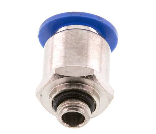 12mm x G1/8'' Steckverschraubung mit Außengewinde Messing/PA 66 NBR [2 Stück]