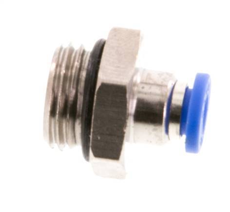 4mm x G1/4'' Steckverschraubung mit Außengewinde Messing/PA 66 NBR [5 Stück]