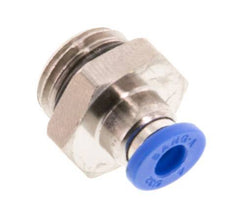 4mm x G1/4'' Steckverschraubung mit Außengewinde Messing/PA 66 NBR [5 Stück]