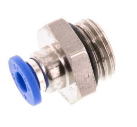 4mm x G1/4'' Steckverschraubung mit Außengewinde Messing/PA 66 NBR [5 Stück]