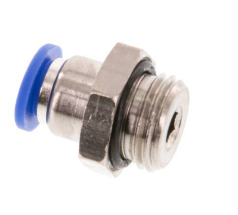 6mm x G1/4'' Steckverschraubung mit Außengewinde Messing/PA 66 NBR [5 Stück]