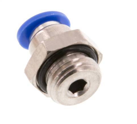 6mm x G1/4'' Steckverschraubung mit Außengewinde Messing/PA 66 NBR [5 Stück]