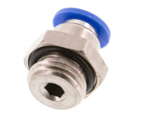 6mm x G1/4'' Steckverschraubung mit Außengewinde Messing/PA 66 NBR [5 Stück]