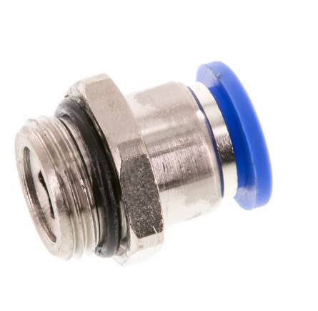 10mm x G3/8'' Steckverschraubung mit Außengewinde Messing/PA 66 NBR [2 Stück]