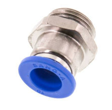 10mm x G3/8'' Steckverschraubung mit Außengewinde Messing/PA 66 NBR [2 Stück]