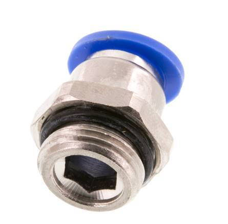 10mm x G3/8'' Steckverschraubung mit Außengewinde Messing/PA 66 NBR [2 Stück]