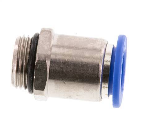 12mm x G3/8'' Steckverschraubung mit Außengewinde Messing/PA 66 NBR [2 Stück]