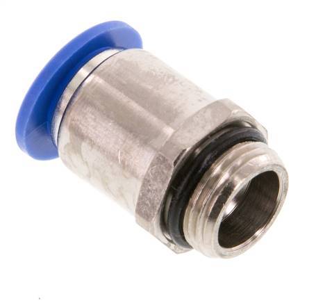 12mm x G3/8'' Steckverschraubung mit Außengewinde Messing/PA 66 NBR [2 Stück]