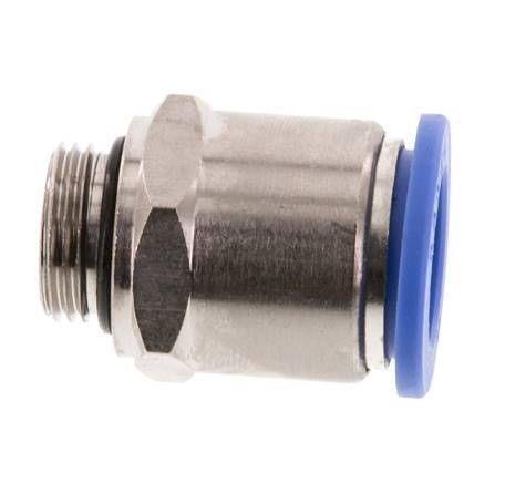 16mm x G3/8'' Push-in Fitting with Male Threads Brass/PA 66 NBR