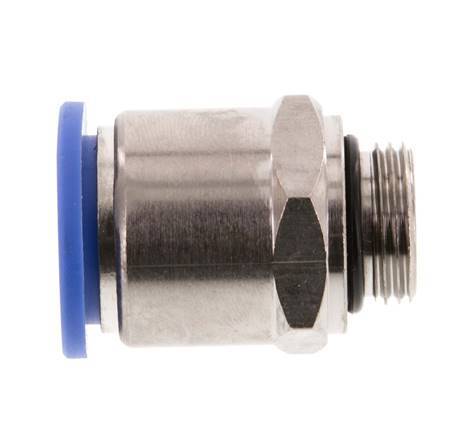 16mm x G3/8'' Steckverschraubung mit Außengewinde Messing/PA 66 NBR