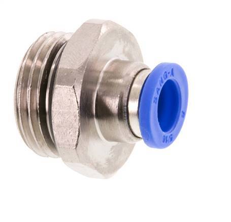 8mm x G1/2'' Steckverschraubung mit Außengewinde Messing/PA 66 NBR [2 Stück]