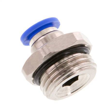 8mm x G1/2'' Steckverschraubung mit Außengewinde Messing/PA 66 NBR [2 Stück]