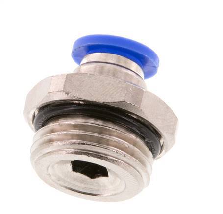 8mm x G1/2'' Steckverschraubung mit Außengewinde Messing/PA 66 NBR [2 Stück]