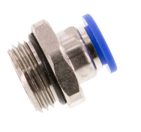 10mm x G1/2'' Push-in Fitting with Male Threads Brass/PA 66 NBR [2 Pieces]