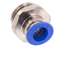 10mm x G1/2'' Push-in Fitting with Male Threads Brass/PA 66 NBR [2 Pieces]