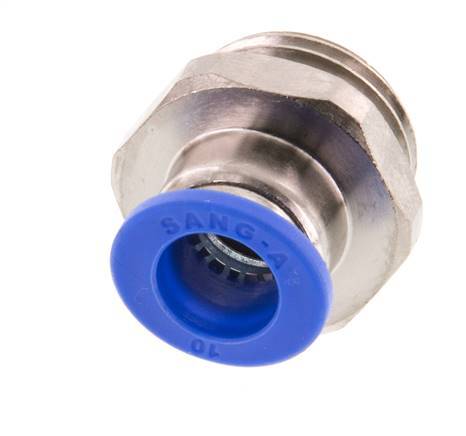 10mm x G1/2'' Steckverschraubung mit Außengewinde Messing/PA 66 NBR [2 Stück]