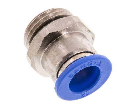 12mm x G1/2'' Steckverschraubung mit Außengewinde Messing/PA 66 NBR [2 Stück]
