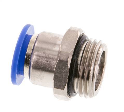 12mm x G1/2'' Steckverschraubung mit Außengewinde Messing/PA 66 NBR [2 Stück]