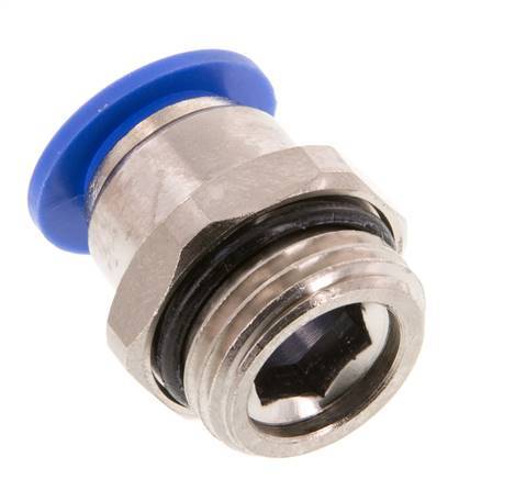12mm x G1/2'' Steckverschraubung mit Außengewinde Messing/PA 66 NBR [2 Stück]