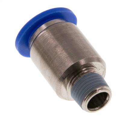 10mm x R1/8'' Steckverschraubung mit Außengewinde Messing/PA 66 NBR Innensechskant [2 Stück]