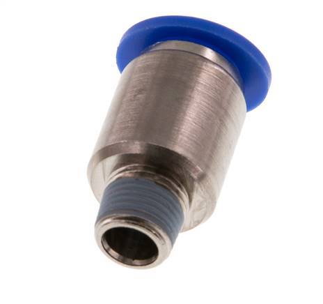 10mm x R1/8'' Steckverschraubung mit Außengewinde Messing/PA 66 NBR Innensechskant [2 Stück]