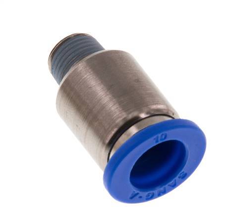 10mm x R1/8'' Steckverschraubung mit Außengewinde Messing/PA 66 NBR Innensechskant [2 Stück]