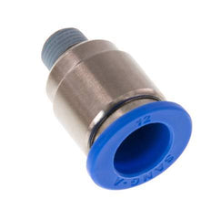 12mm x R1/8'' Steckverschraubung mit Außengewinde Messing/PA 66 NBR Innensechskant [2 Stück]