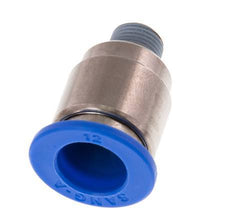 12mm x R1/8'' Steckverschraubung mit Außengewinde Messing/PA 66 NBR Innensechskant [2 Stück]