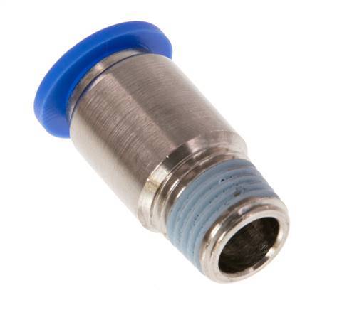 10mm x R1/4'' Steckverschraubung mit Außengewinde Messing/PA 66 NBR Innensechskant [2 Stück]