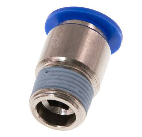 12mm x R3/8'' Steckverschraubung mit Außengewinde Messing/PA 66 NBR Innensechskant [2 Stück]