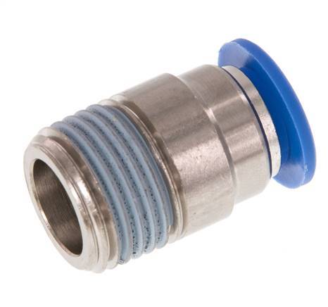 12mm x R1/2'' Steckverschraubung mit Außengewinde Messing/PA 66 NBR Innensechskant [2 Stück]