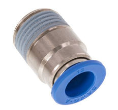 12mm x R1/2'' Steckverschraubung mit Außengewinde Messing/PA 66 NBR Innensechskant [2 Stück]