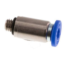4mm x M 5 Push-in Fitting with Male Threads Brass/PA 66 NBR Inner Hexagon [5 Pieces]