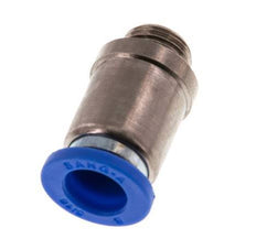 8mm x G1/8'' Push-in Fitting with Male Threads Brass/PA 66 NBR Inner Hexagon [5 Pieces]