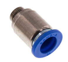 10mm x G1/8'' Steckverschraubung mit Außengewinde Messing/PA 66 NBR Innensechskant [2 Stück]