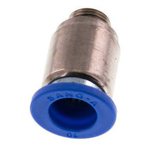 10mm x G1/8'' Steckverschraubung mit Außengewinde Messing/PA 66 NBR Innensechskant [2 Stück]