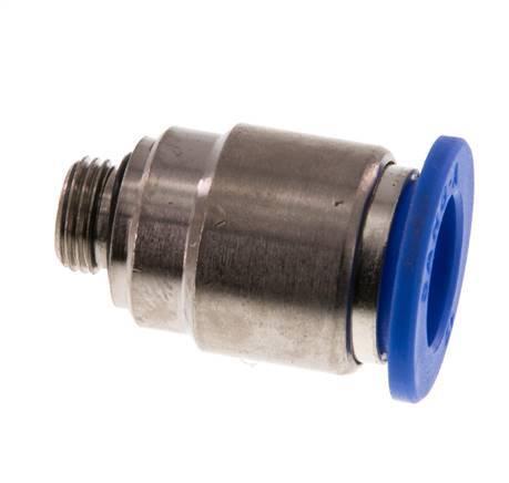 12mm x G1/8'' Steckverschraubung mit Außengewinde Messing/PA 66 NBR Innensechskant [2 Stück]