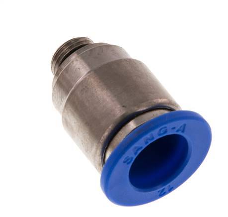 12mm x G1/8'' Steckverschraubung mit Außengewinde Messing/PA 66 NBR Innensechskant [2 Stück]