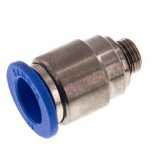 12mm x G1/8'' Steckverschraubung mit Außengewinde Messing/PA 66 NBR Innensechskant [2 Stück]