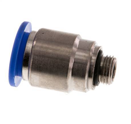 12mm x G1/8'' Steckverschraubung mit Außengewinde Messing/PA 66 NBR Innensechskant [2 Stück]