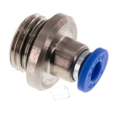 4mm x G1/4'' Push-in Fitting with Male Threads Brass/PA 66 NBR Inner Hexagon [5 Pieces]