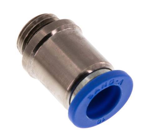 10mm x G1/4'' Steckverschraubung mit Außengewinde Messing/PA 66 NBR Innensechskant [2 Stück]